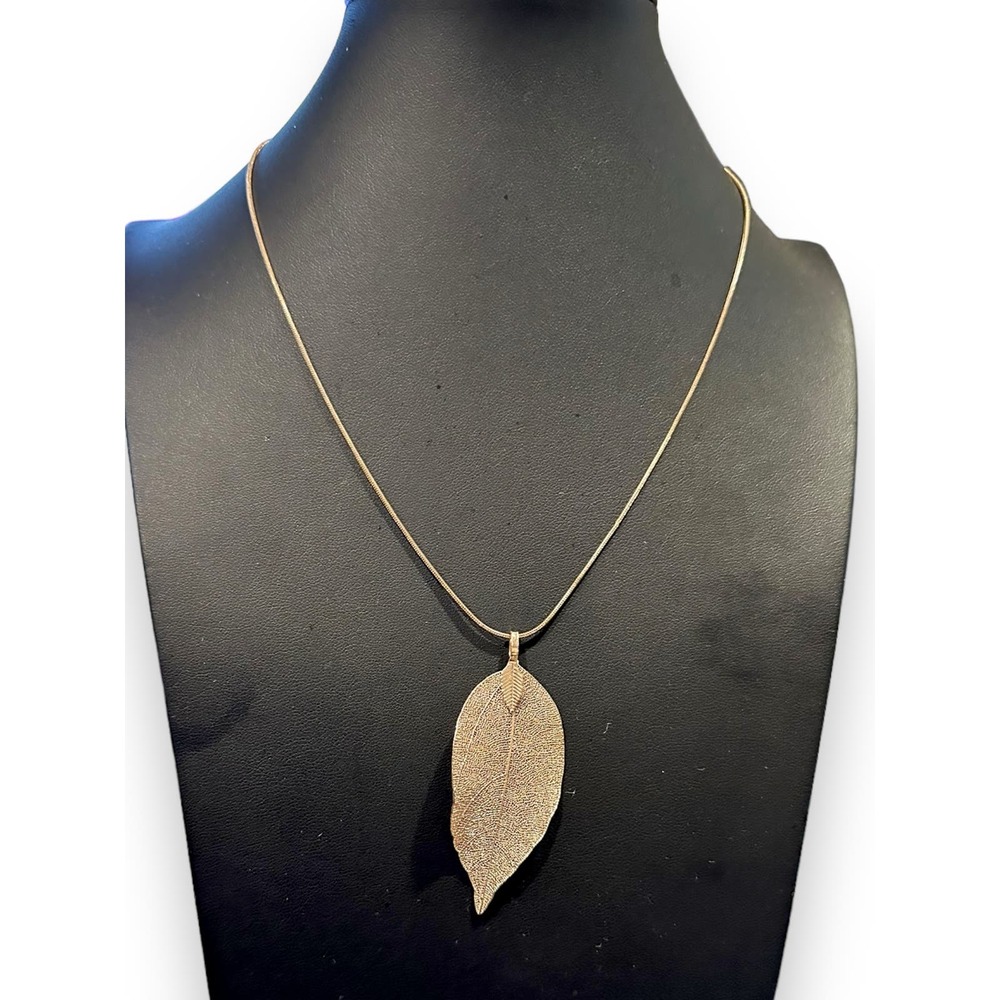 Skeleton Leaf Necklace